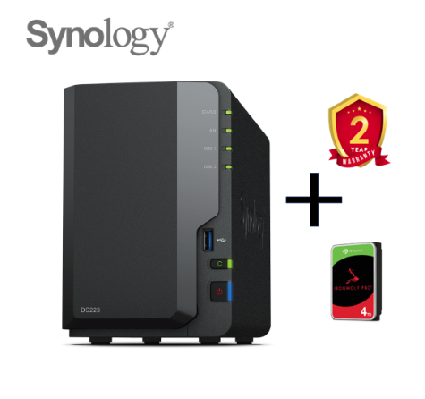 Synology DiskStation DS223 with 8TB HDDs – 3DTECH