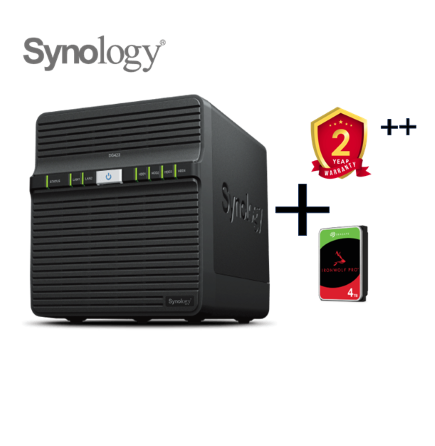 Synology DiskStation DS423 with 16TB HDDs